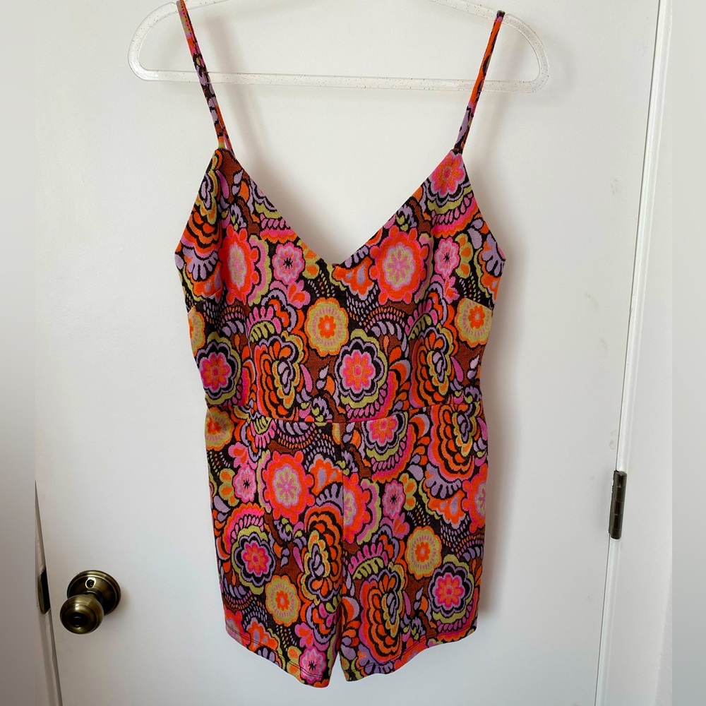 #2 Zara Floral Romper NWT